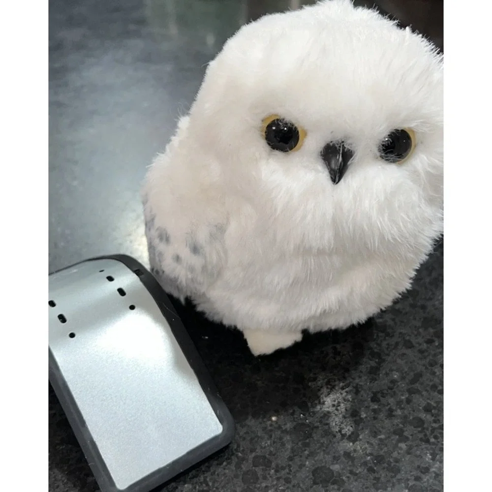 (3)Universal StudioHarry Potter Hedwig Snowy Owl Shoulder Plush Sound & Movement